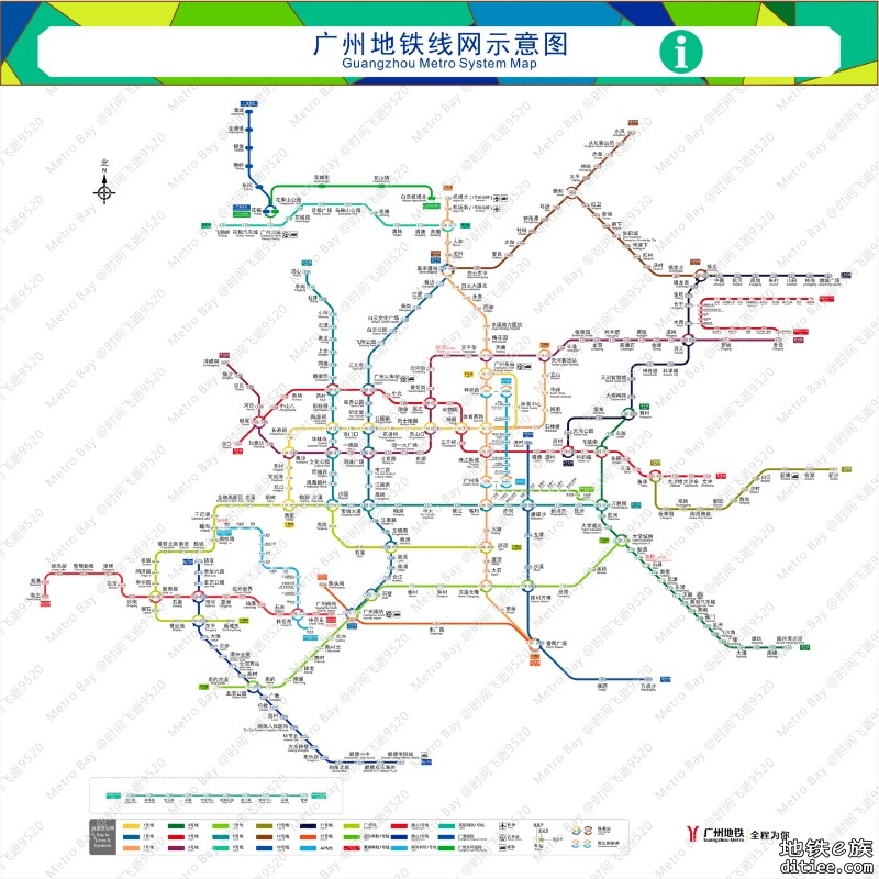 广州佛山地铁线路图高清版（2026+ / 运营版）