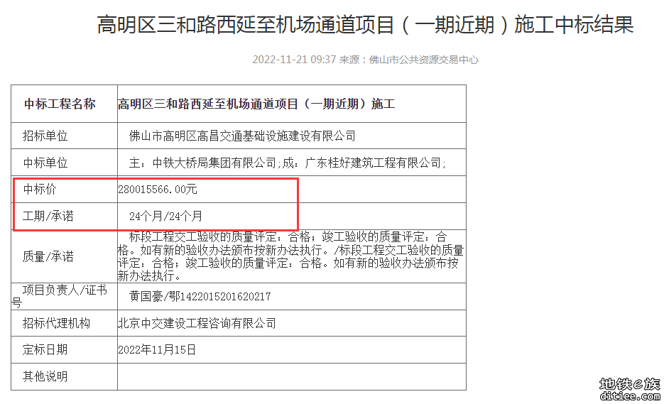 高明连通佛山新机场的通道要动了 预计2024年交工