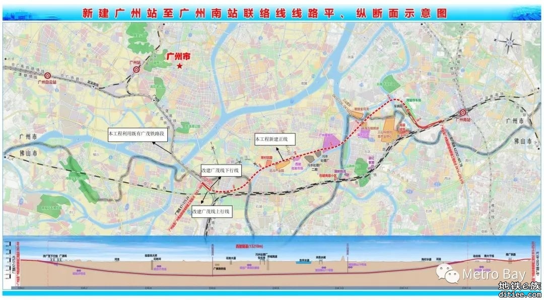 广州站至广州南站联络线铁路二次环评发布