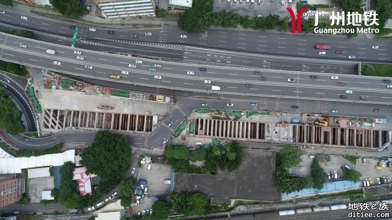 广州地铁环线11号线广州东站主体结构封顶