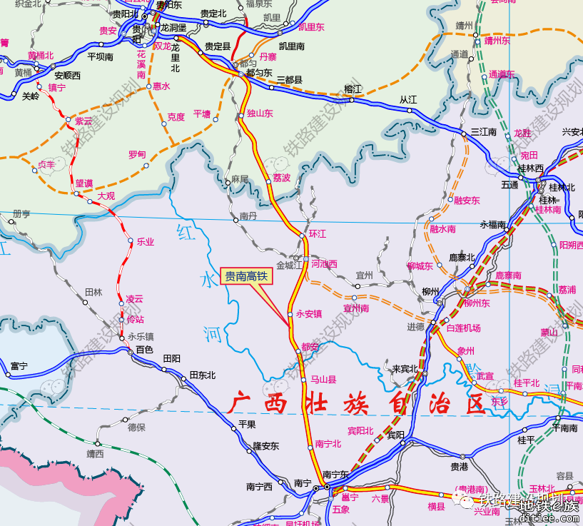 贵南高铁广西段进入接触网冷滑试验阶段