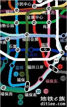 深圳地铁真实比例图合集，持续更新