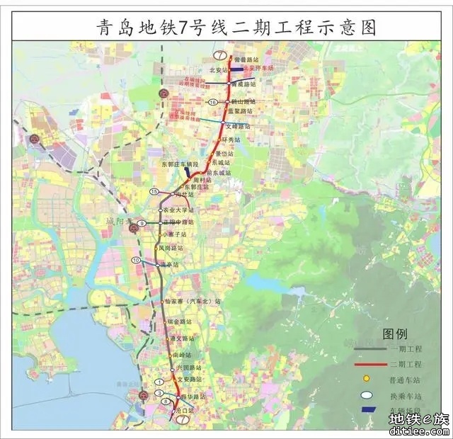 青岛10座车站已开工建设 青岛地铁7号线迈入大干“快车道”