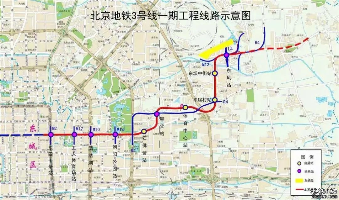 主体结构完成76%，北京地铁3号线施工建设忙