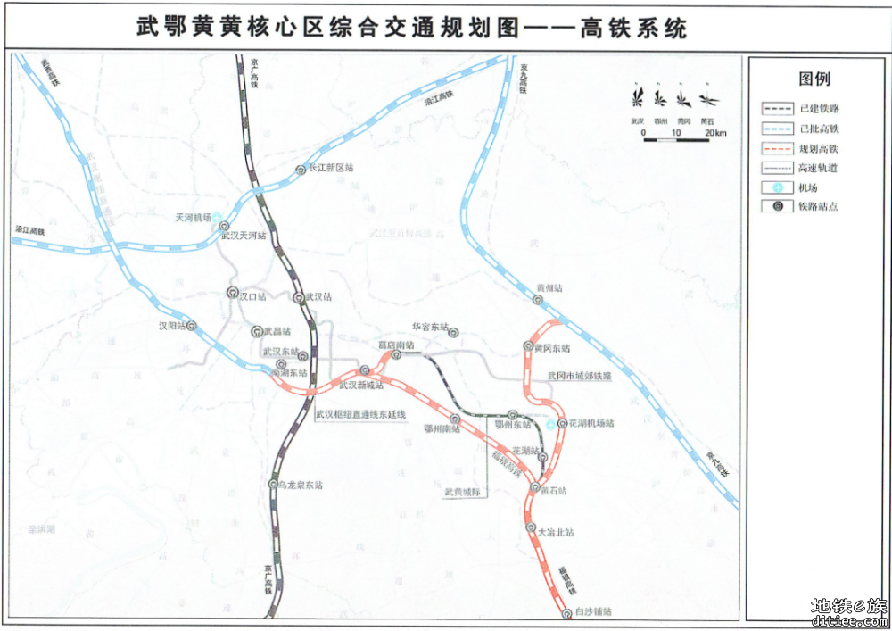 武汉枢纽再规划一座高铁站