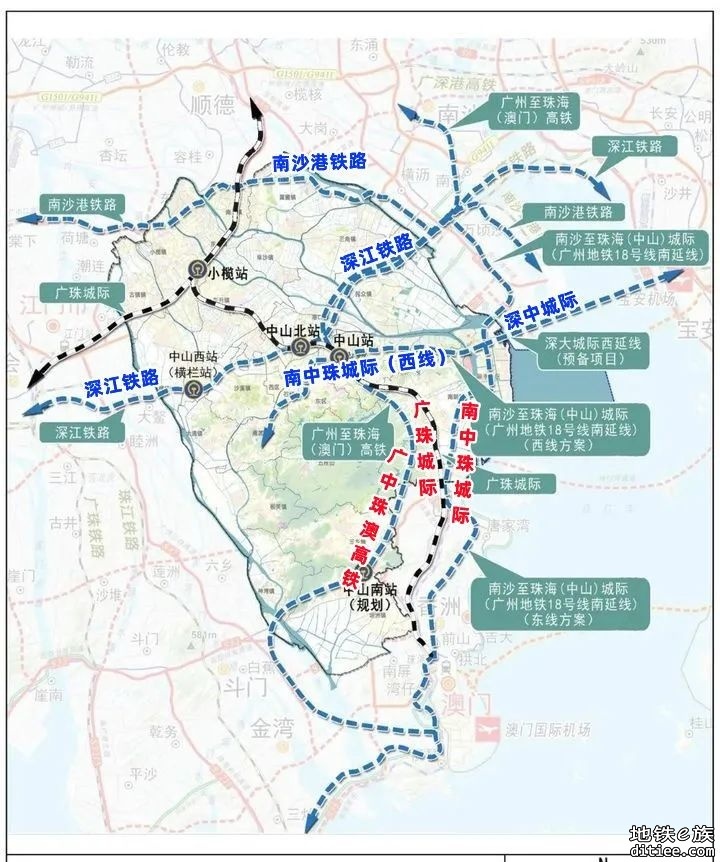广州南沙至珠海（中山）城际下月施工招标！
