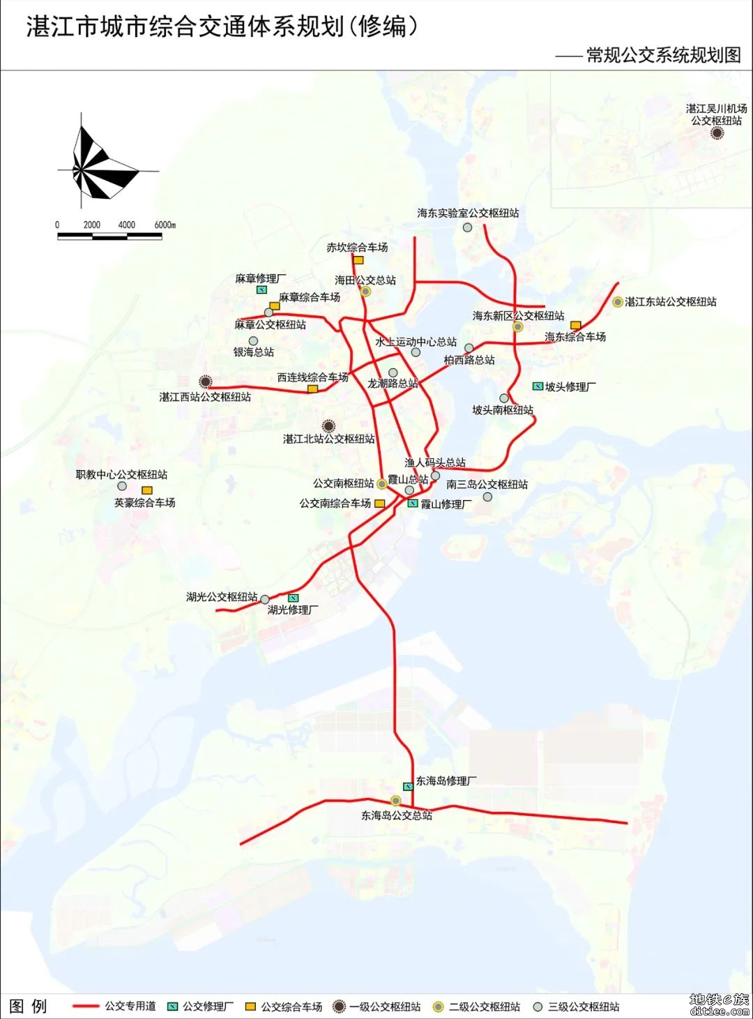 湛江将建6条城市轨道，详细线路出炉……