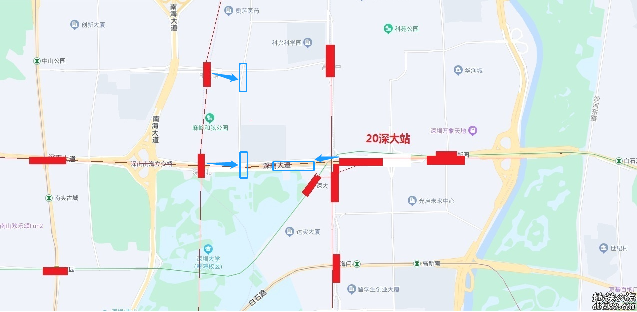 百度地图标出深圳地铁15号线了