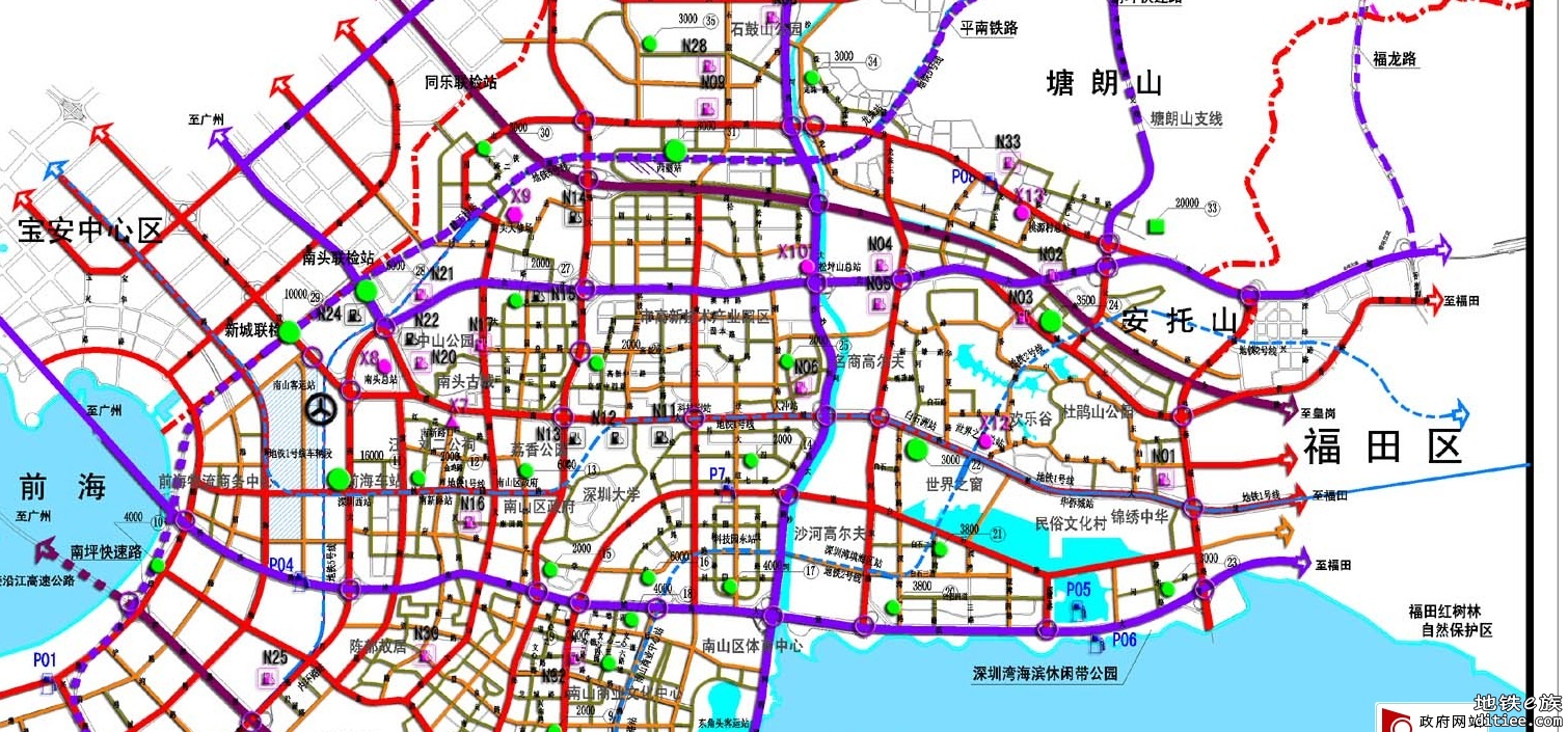百度地图标出深圳地铁15号线了