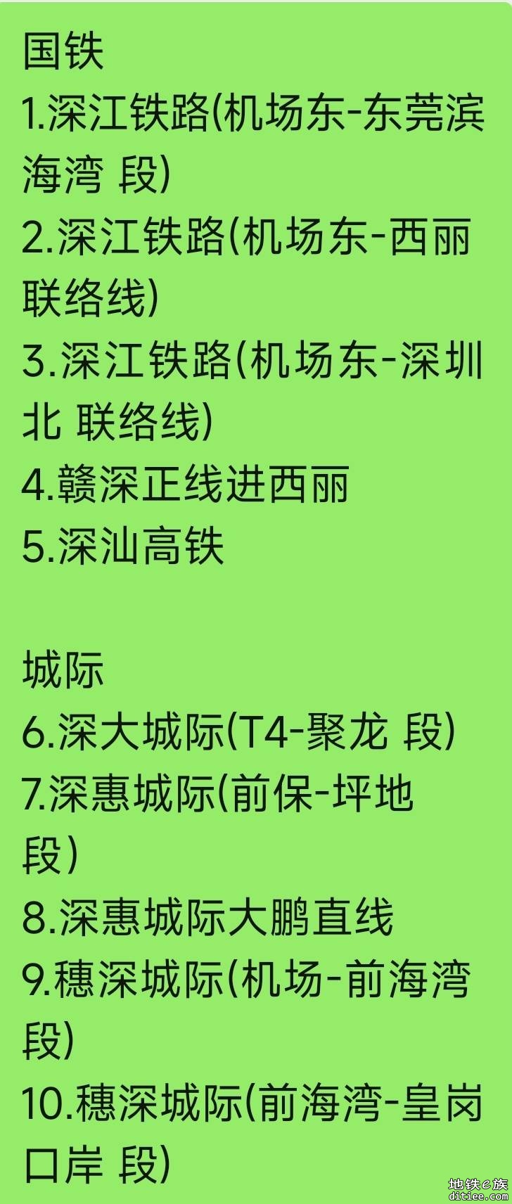 2023深圳在建三铁（含延长线）17条，大家来数一数有哪17条？