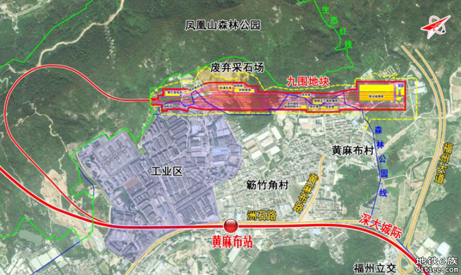 深大城际可能向东延长一站至深惠边界