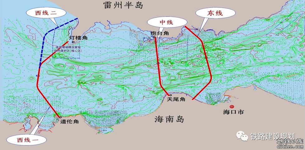 首选隧道！琼州海峡跨海铁路通道分期建设方案研究