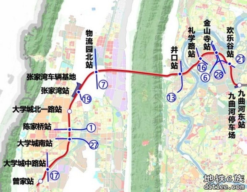 重庆地铁15号线礼学路车站主体结构顺利封顶
