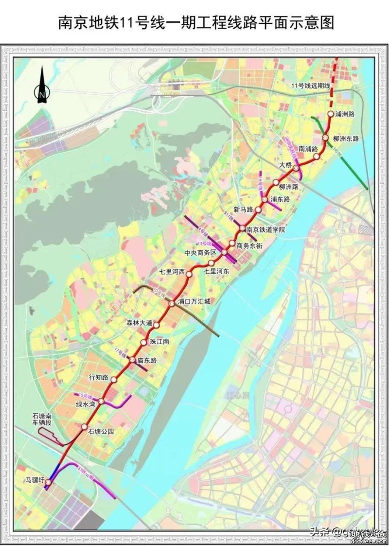 南京地铁11号线一期未开工站点情况实地探线