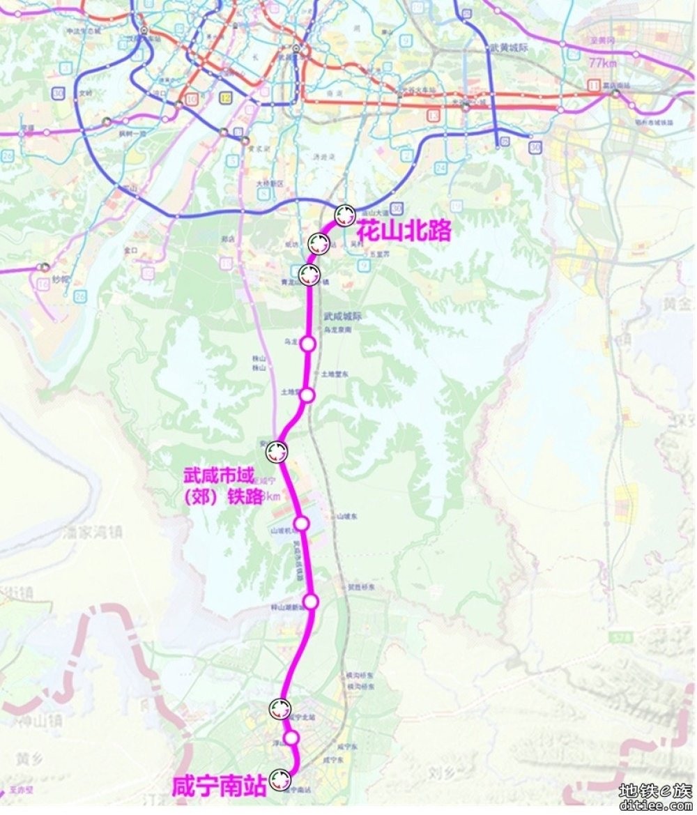 标志色确定，武汉地铁19号线最新进展（附实拍）