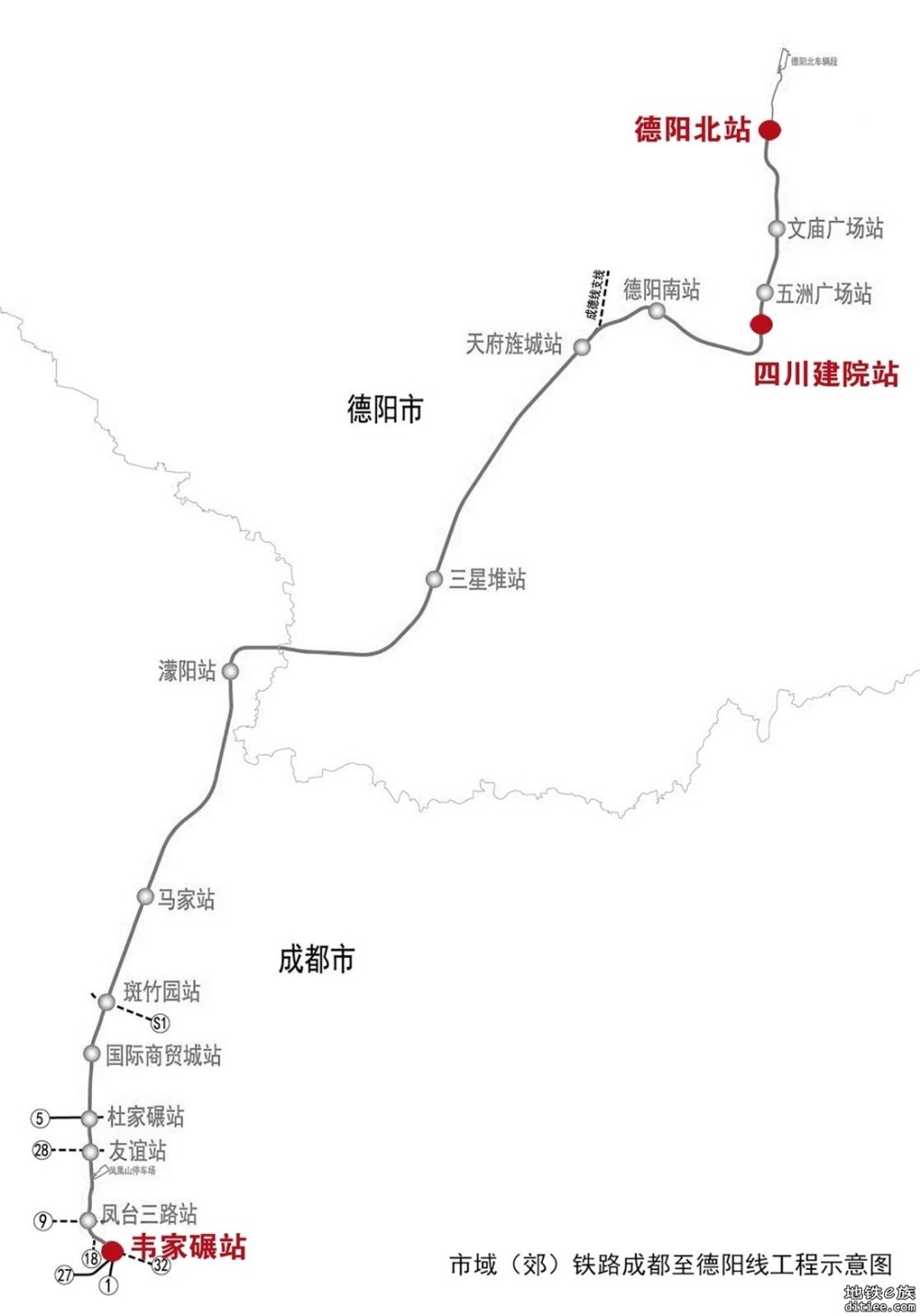 成德线建设有新进展 多个站点完成打围、启动绿化迁移