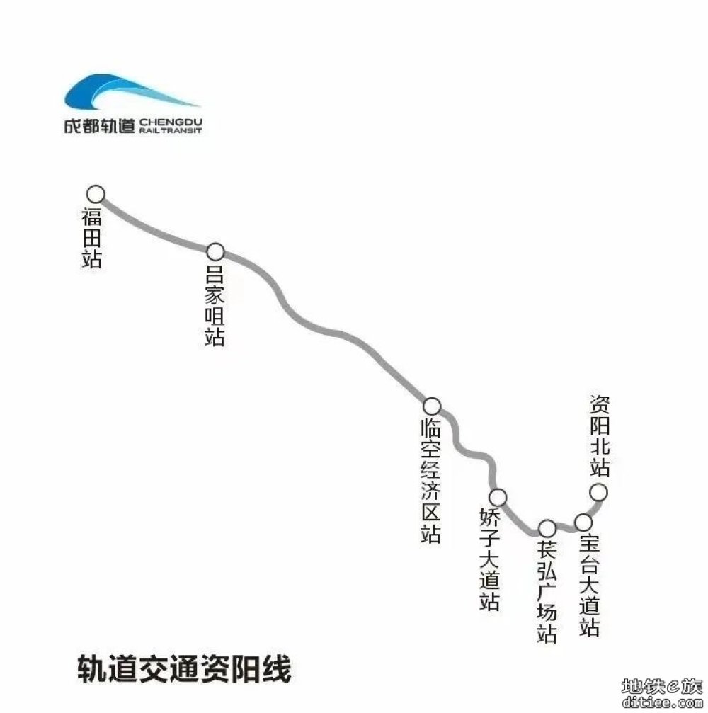 成都地铁S3资阳线全线贯通！