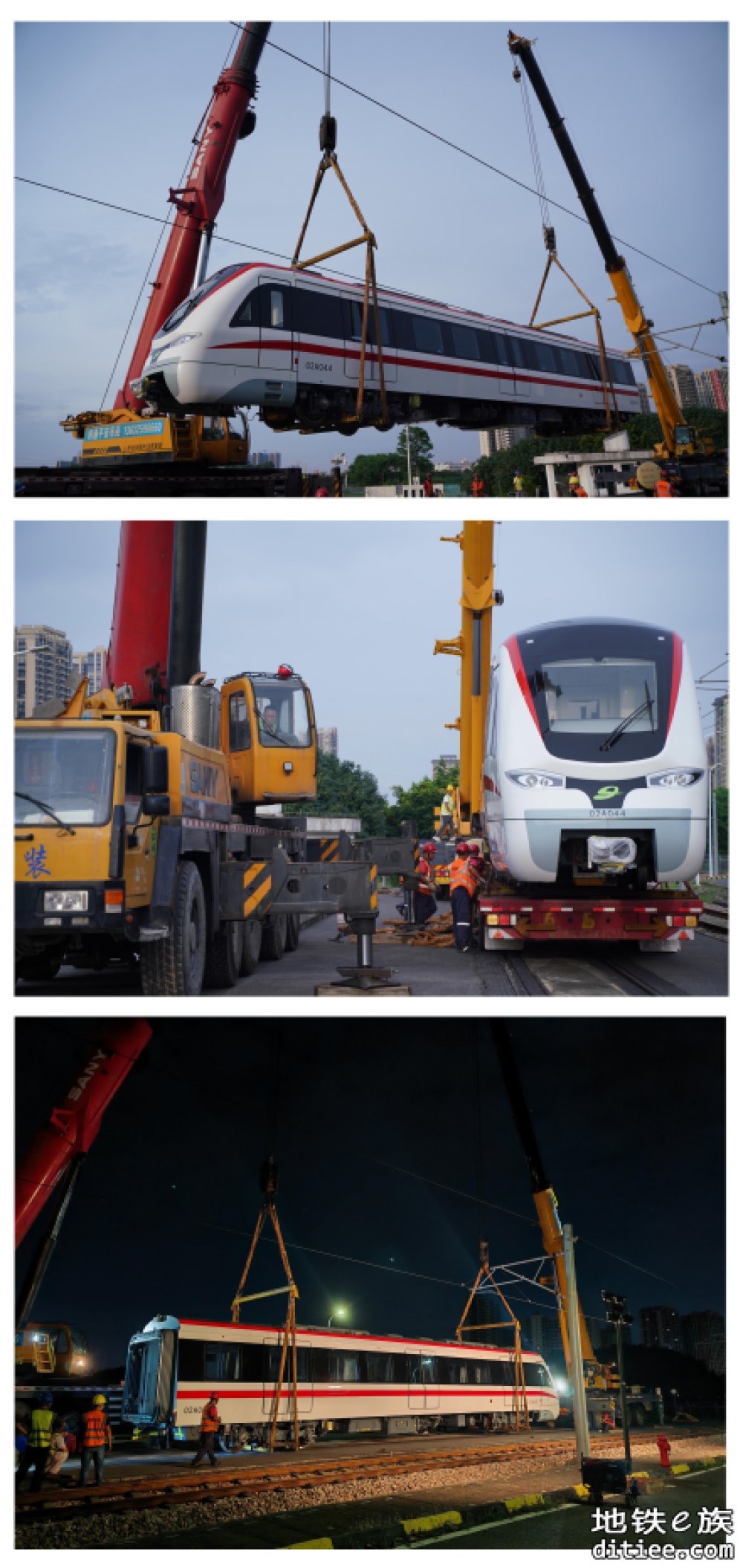 2号线车辆增购项目第二列车顺利运抵东城车辆段