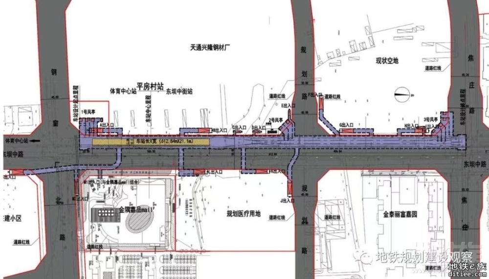 3号线平房村站准确出入口位置在？