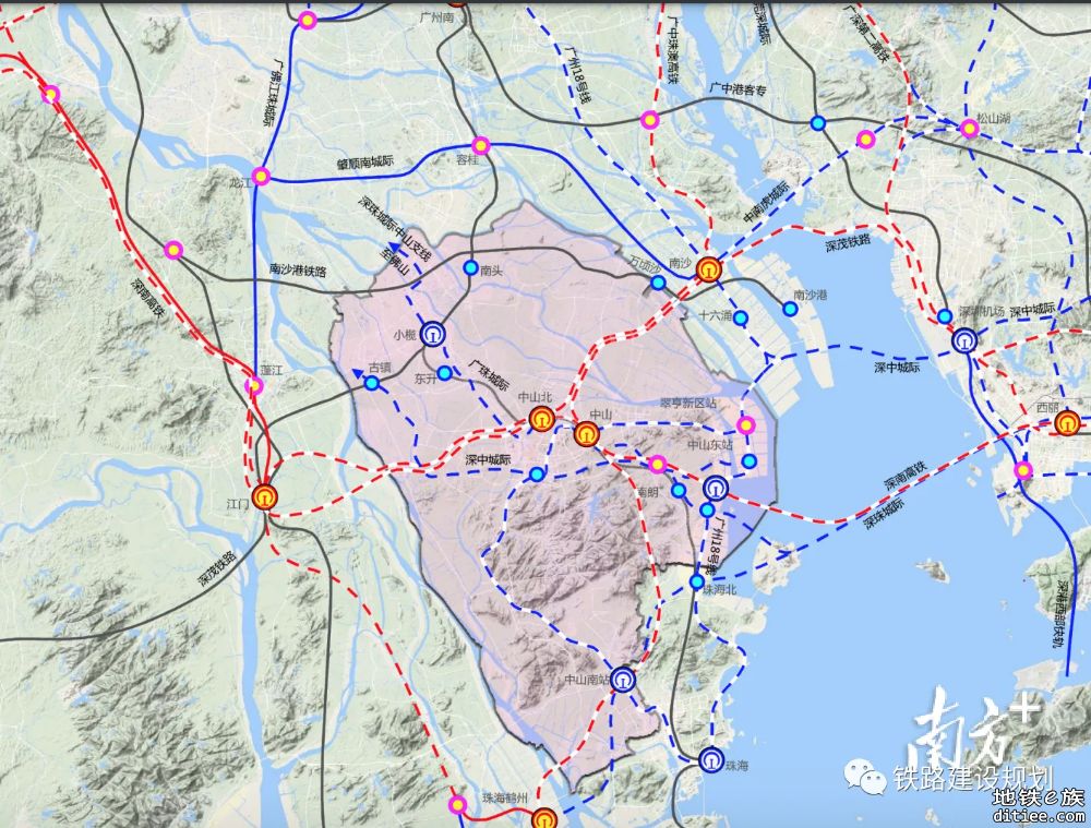 深圳至南沙至中山城际铁路规划研究即将启动