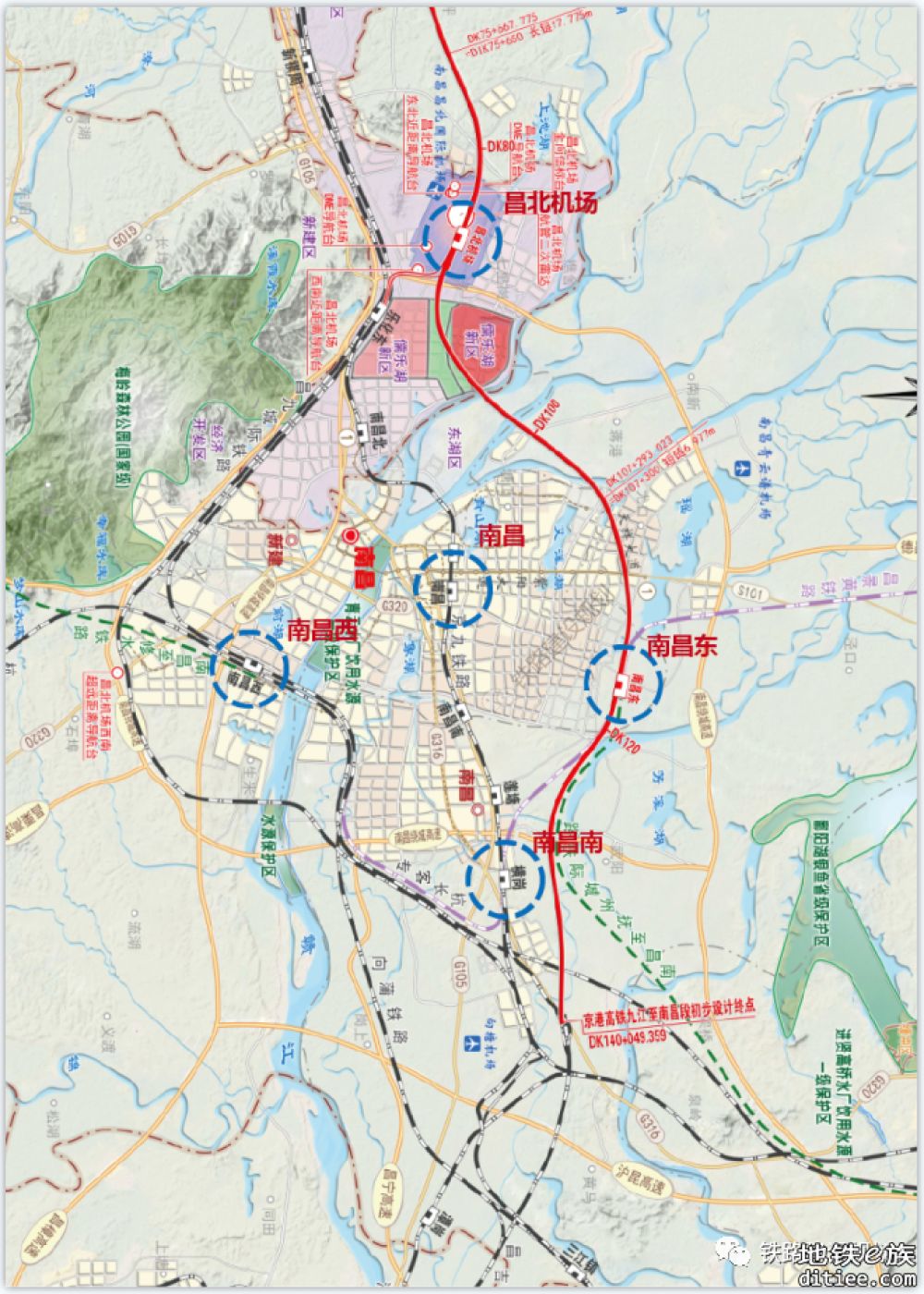昌景黄高铁正式接入国家“八纵八横”高铁网，新南昌南站将启用