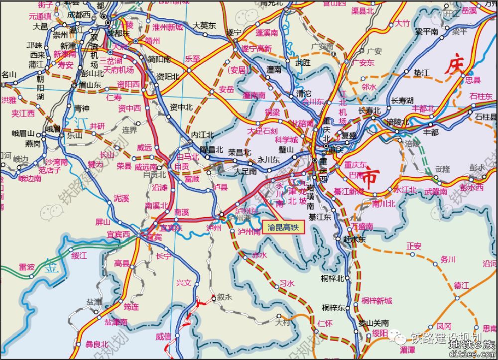 明年宜自泸高铁将直达重庆！渝昆高铁铺轨了