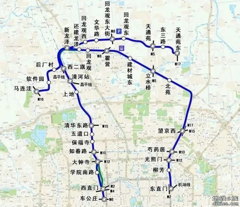 北京地铁13号线拆分合理性分析