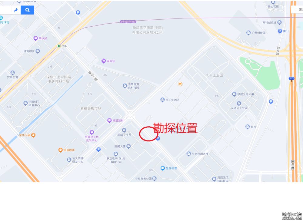 深圳地铁29号线开始勘探及最新进展