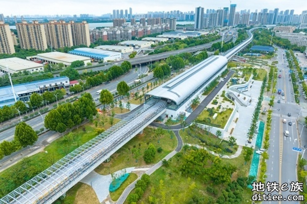 武汉地铁5号线调整工程车站与城市公园完美融合