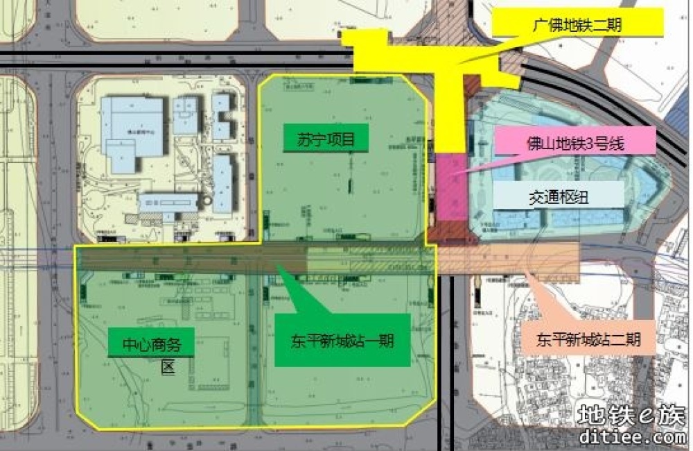 广佛南环顺德北站出入口现状 下