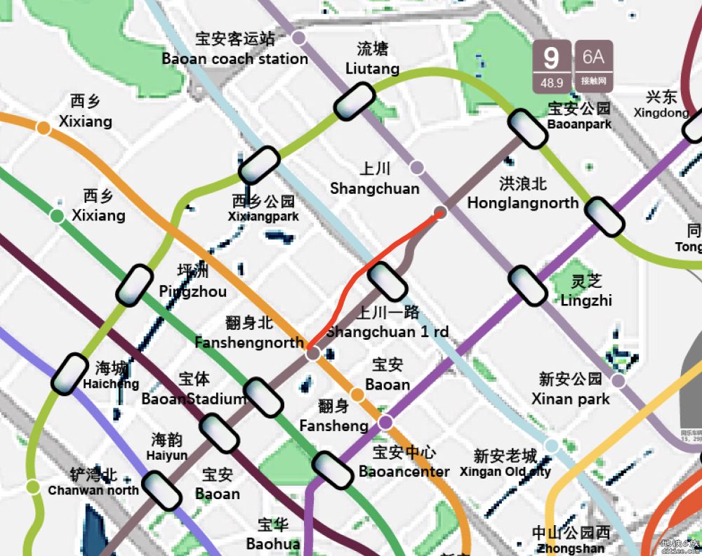 深圳地铁总规线路图 含区规