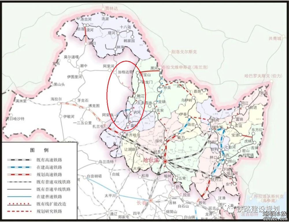 富裕经嫩江至加格达奇铁路改造工程首次环评公示