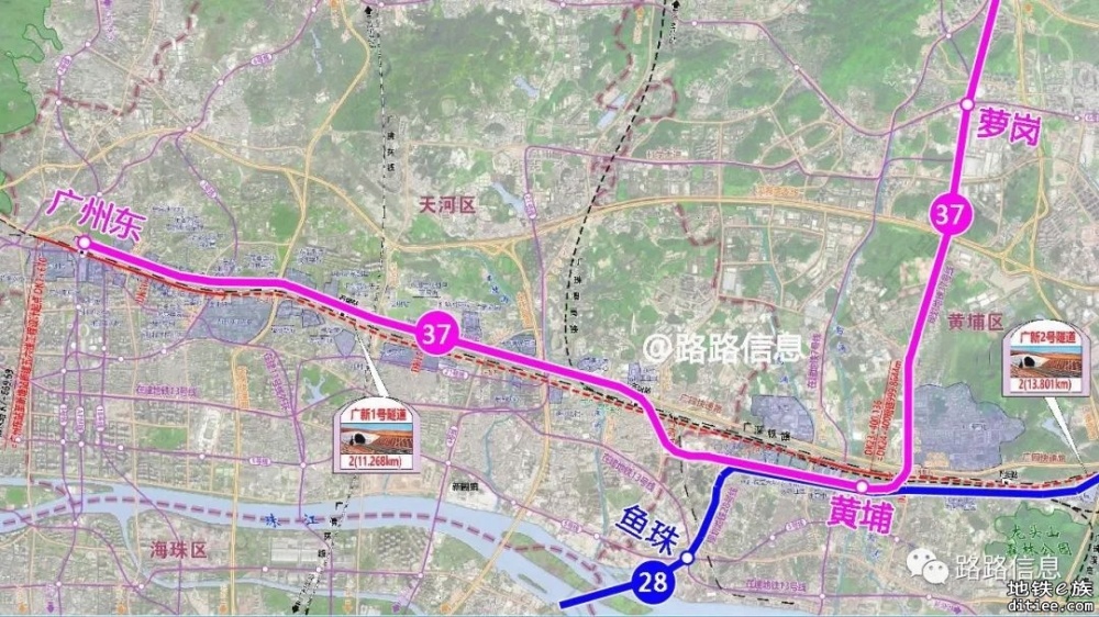 转：规划广州地铁37号线黄埔站至广州东站，真的必要吗？