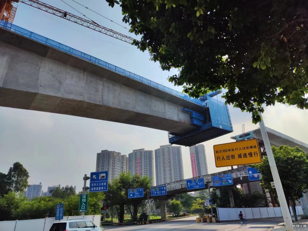 1号线高架跨京港澳高速段随拍（2023年10月25日）