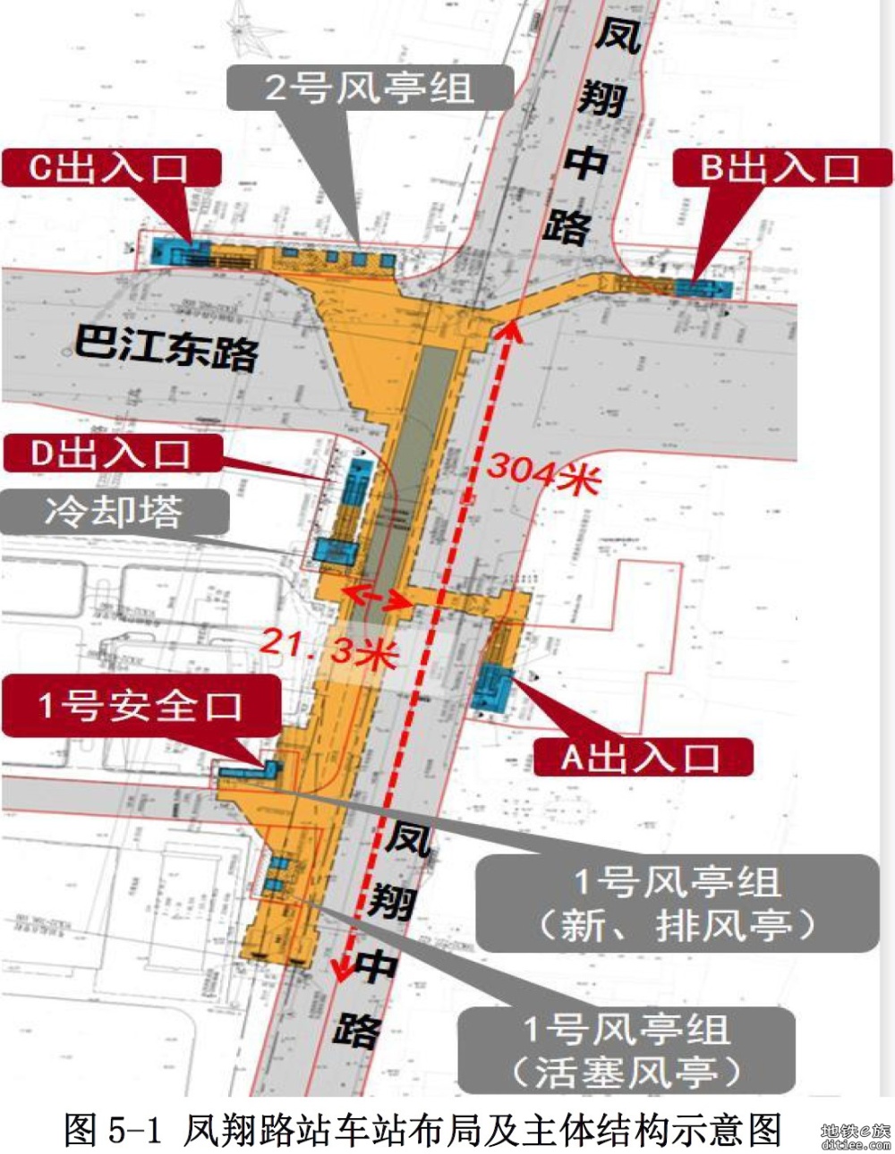 8号线北延段凤翔路站树木迁移公示