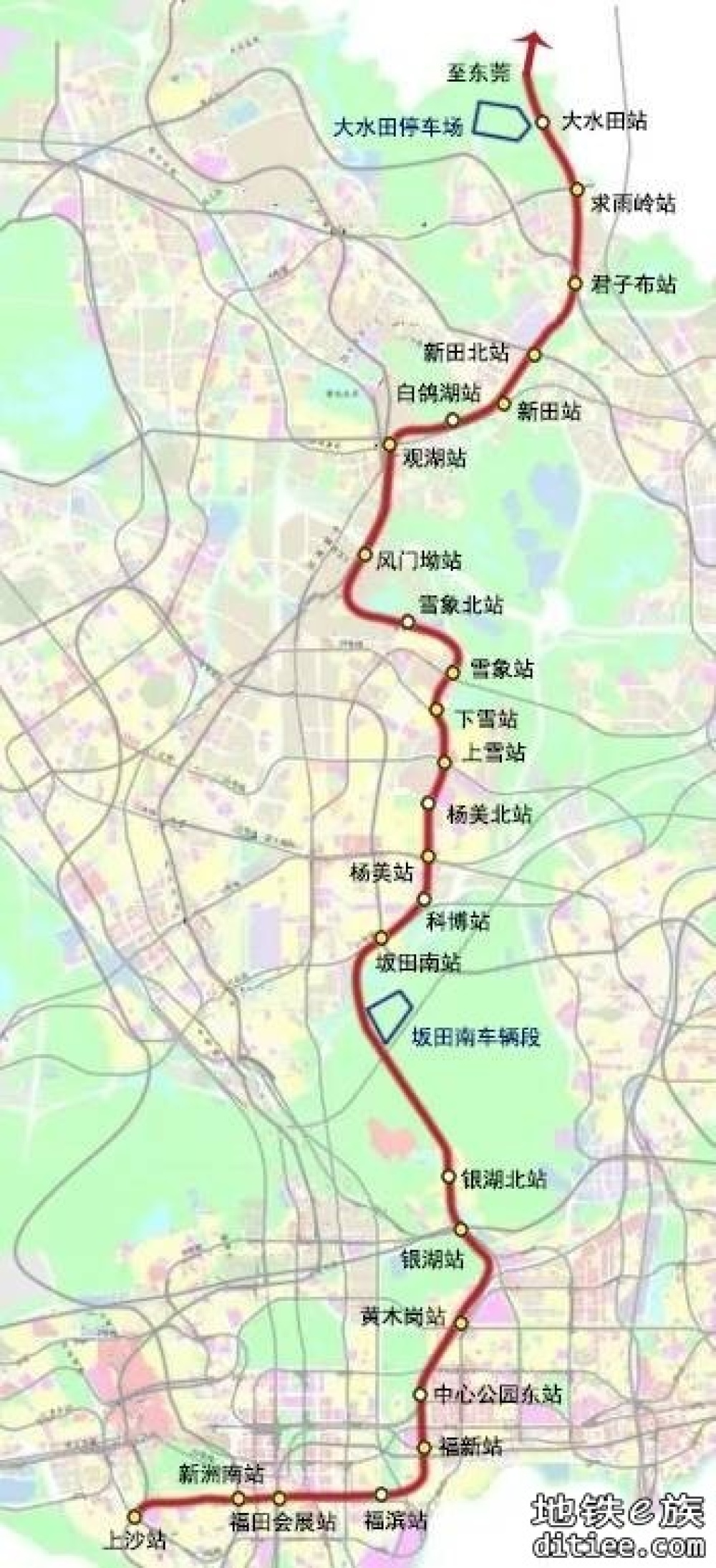 《深圳市轨道交通27号线交通详细规划调整（雪象南至杨美段）》（草案）的公示