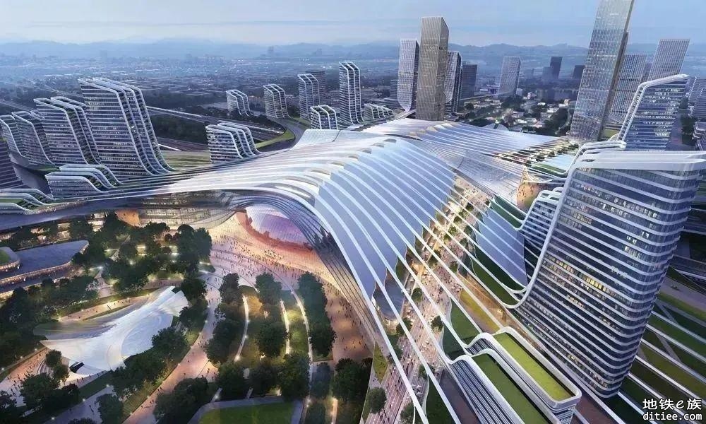 天府站位于兴隆湖以东，2025年建成，总建筑面积61.2万平米