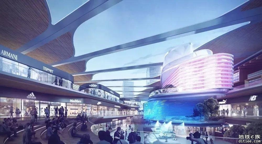 天府站位于兴隆湖以东，2025年建成，总建筑面积61.2万平米