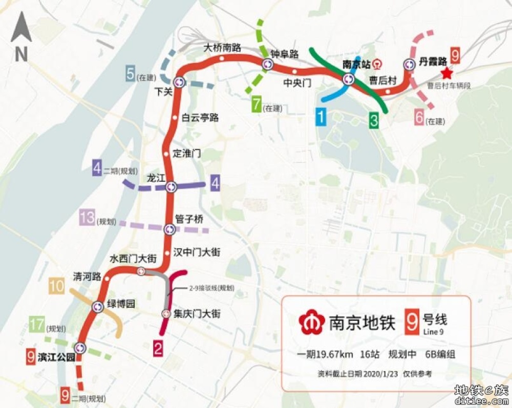 建议南京地铁9号线北延至栖霞山东