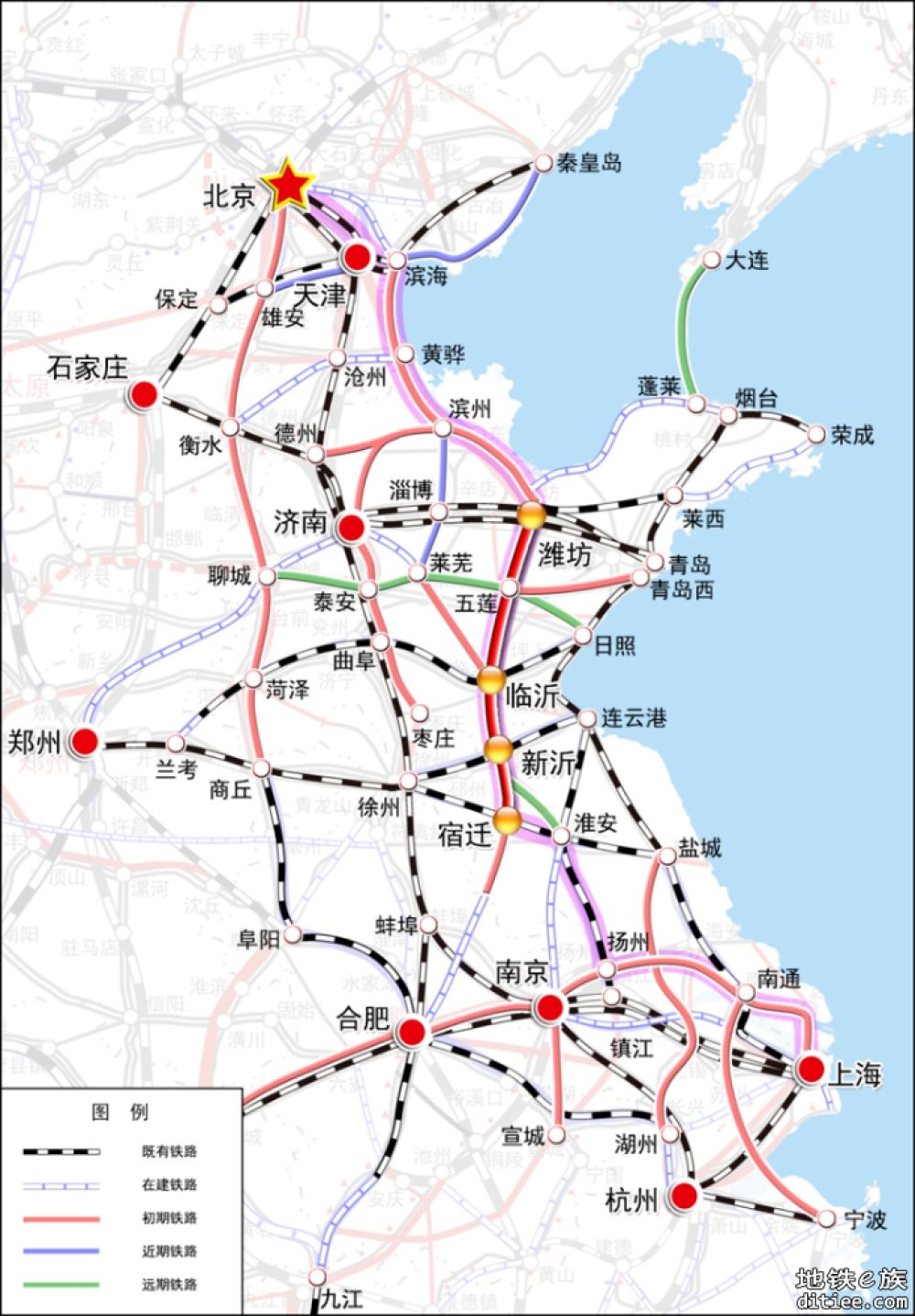 潍坊至宿迁高速铁路及青岛连接线开工建设