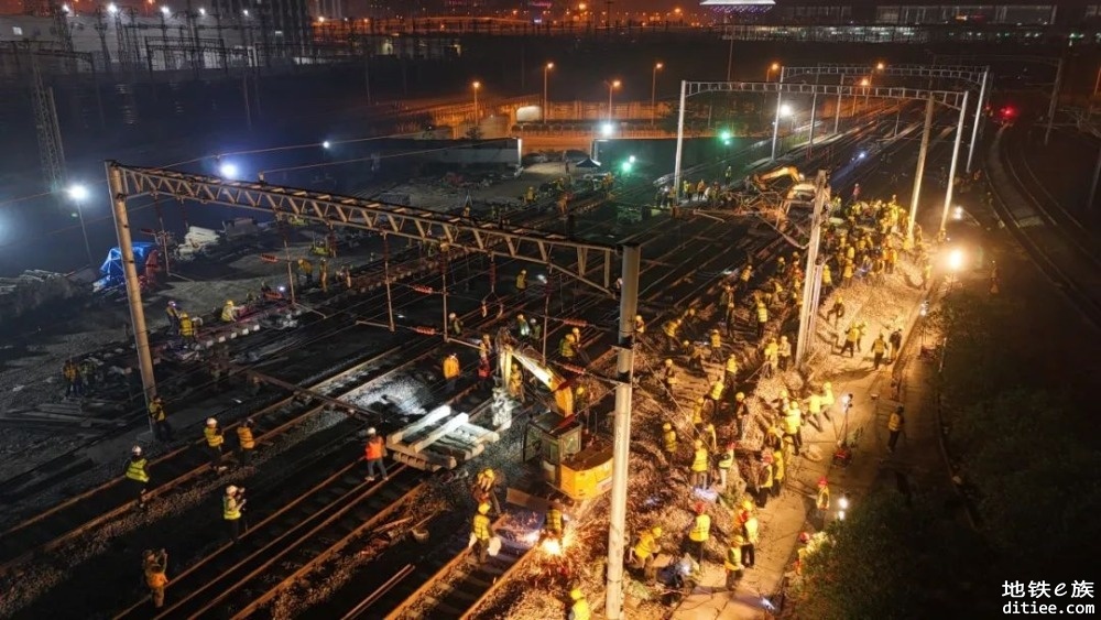 南深高铁南玉段引入南宁东站改造工程完成