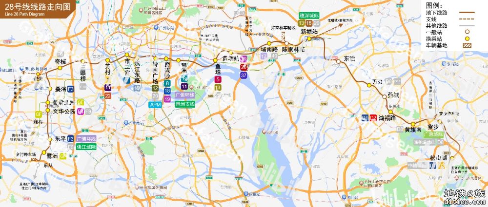 佛穗莞28号线广州段部分站点初步设计全部工作将进