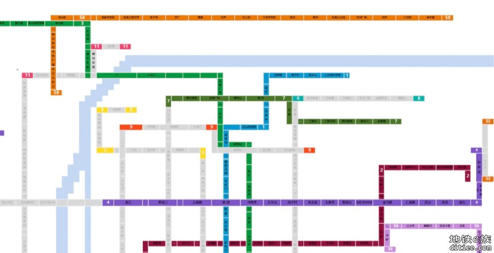 发一版不一样的南京地铁线路图