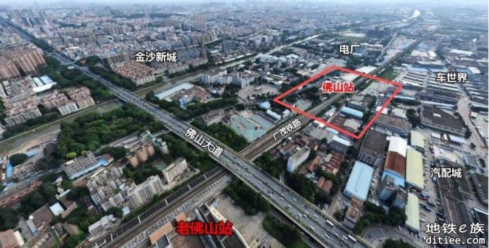 三号线佛山高铁站将与广湛高铁工程同步，总工期为30个月