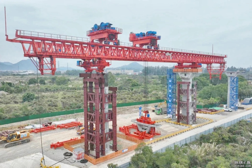 广佛西环项目广州段全面进入架梁施工阶段