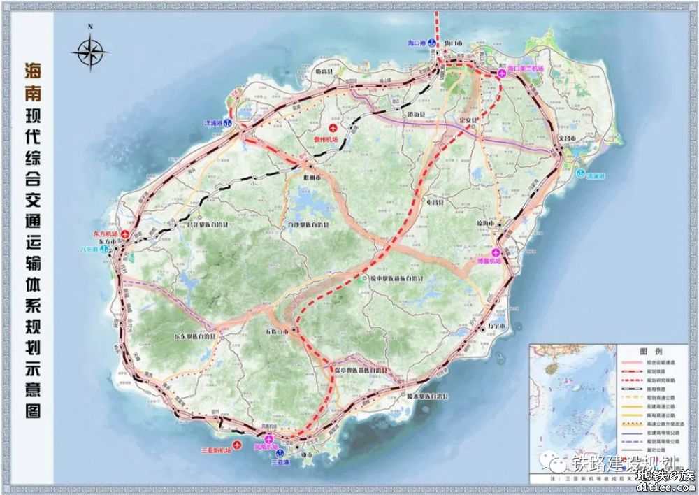 洋浦至儋州铁路拟在“十四五”期间开工建设