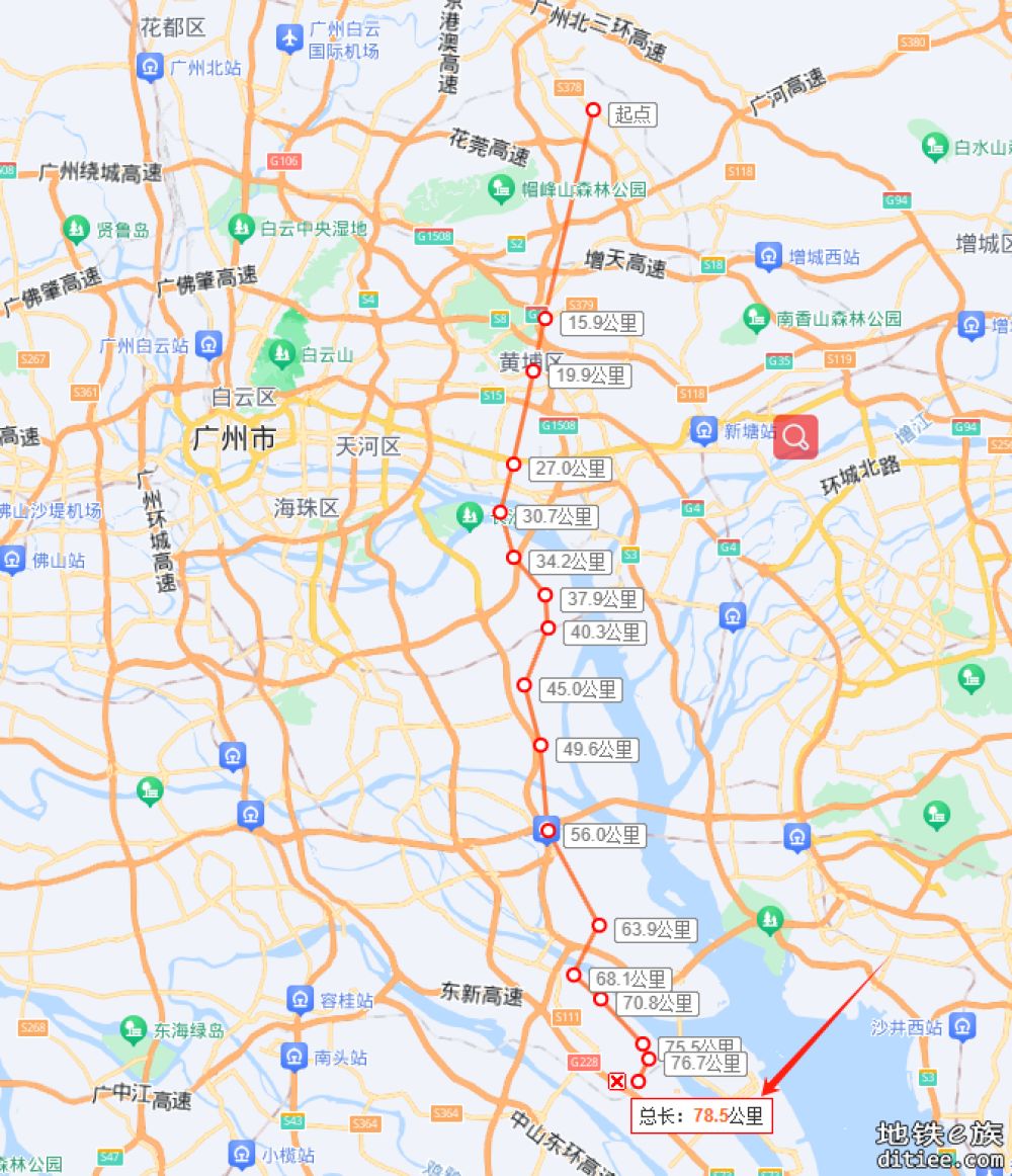 广州综合交通体系规划公示，建设15条城际铁路