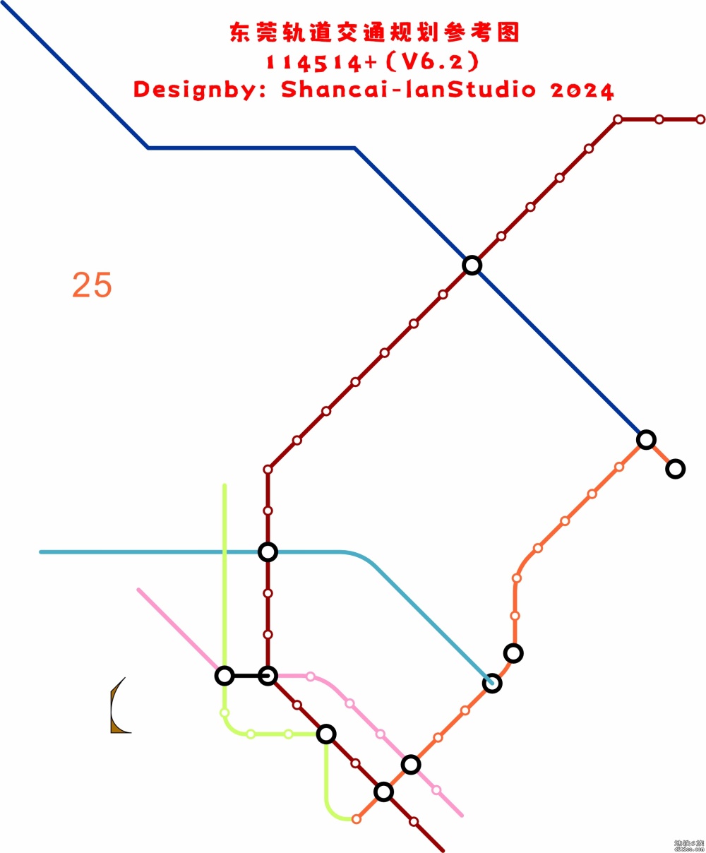 东莞轨道交通线网图 6.1