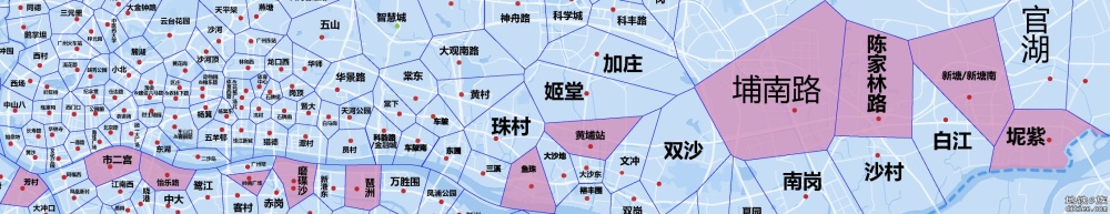 【四线贯通献礼】自制羊角各线各站实际服务覆盖范围