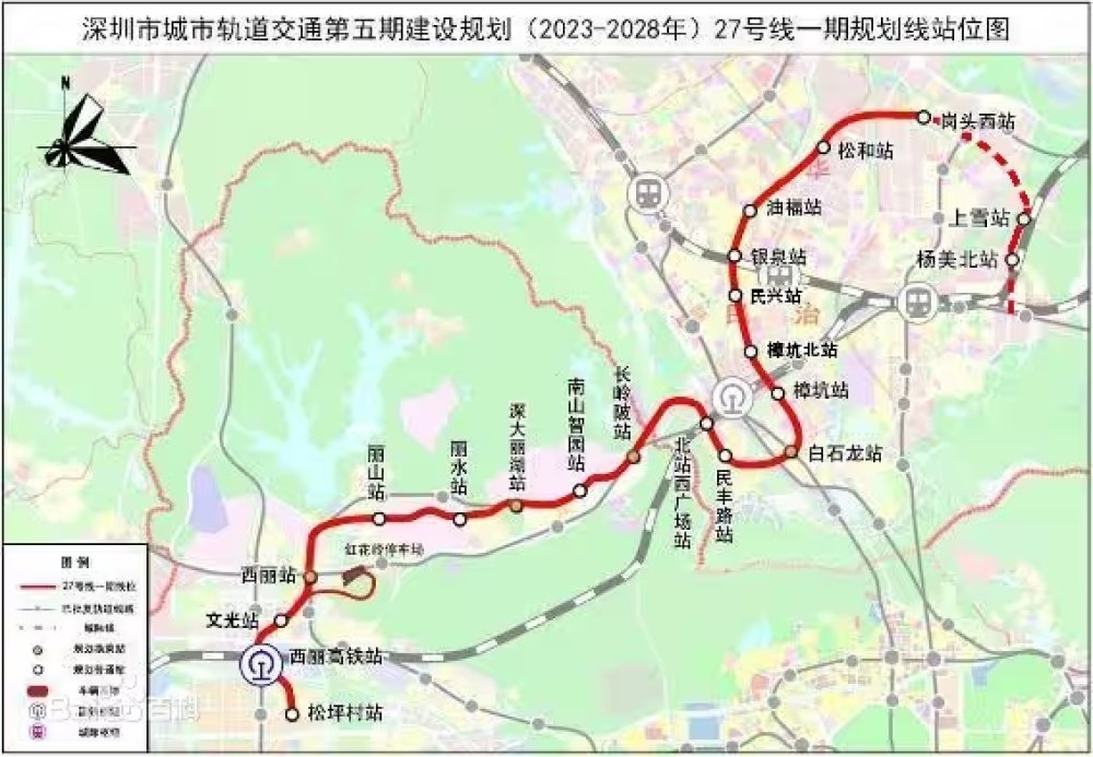 新版深圳地铁真实比例图及官方线路图（20240915v12.1更新）